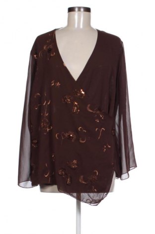 Damen Shirt CARIBOU, Größe XXL, Farbe Braun, Preis 16,00 €