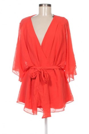 Damen Shirt City Chic, Größe 4XL, Farbe Rot, Preis 21,99 €