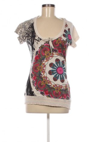 Bluzka damska Desigual, Rozmiar L, Kolor Kolorowy, Cena 94,38 zł