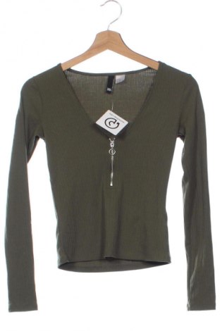 Dámská halenka H&M Divided, Velikost XS, Barva Zelená, Cena  241,00 Kč