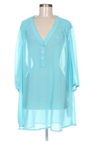 Bluzka damska Janina, Rozmiar 4XL, Kolor Niebieski, Cena 62,99 zł