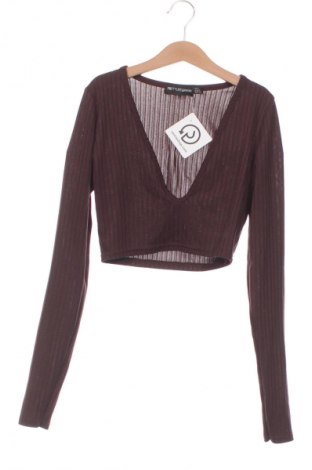Bluzka damska Pretty Little Thing, Rozmiar XXS, Kolor Brązowy, Cena 62,99 zł