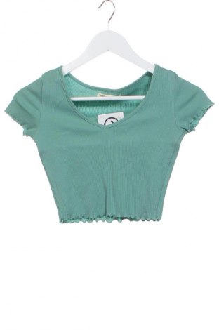 Γυναικεία μπλούζα Pull&Bear, Μέγεθος XS, Χρώμα Πράσινο, Τιμή 10,00 €