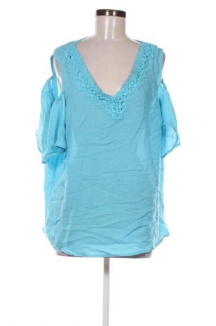 Bluză de femei Rockmans, Mărime 3XL, Culoare Albastru, Preț 68,99 Lei