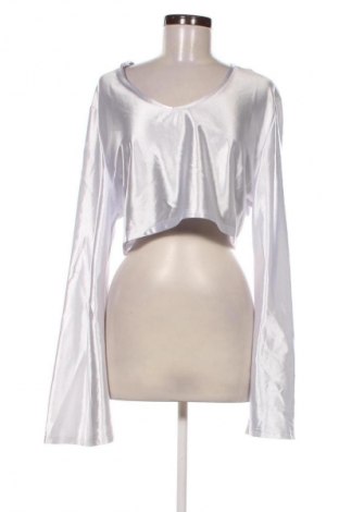 Bluzka damska SHEIN, Rozmiar XXL, Kolor Srebrzysty, Cena 28,99 zł