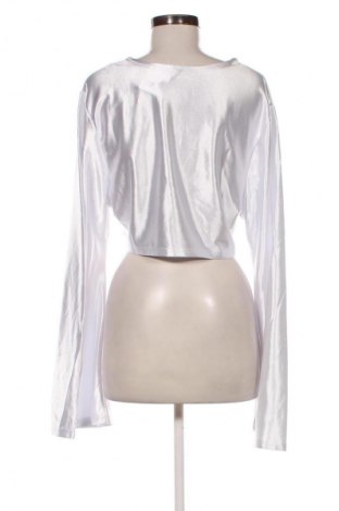 Bluzka damska SHEIN, Rozmiar XXL, Kolor Srebrzysty, Cena 28,99 zł