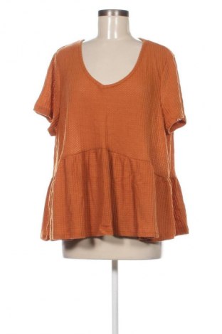 Bluzka damska SHEIN, Rozmiar 4XL, Kolor Pomarańczowy, Cena 62,99 zł