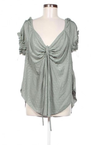 Bluză de femei SHEIN, Mărime 4XL, Culoare Verde, Preț 64,99 Lei