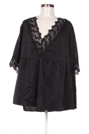 Bluzka damska SHEIN, Rozmiar 4XL, Kolor Czarny, Cena 62,99 zł