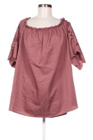 Дамска блуза SHEIN, Размер 4XL, Цвят Пепел от рози, Цена 19,99 лв.