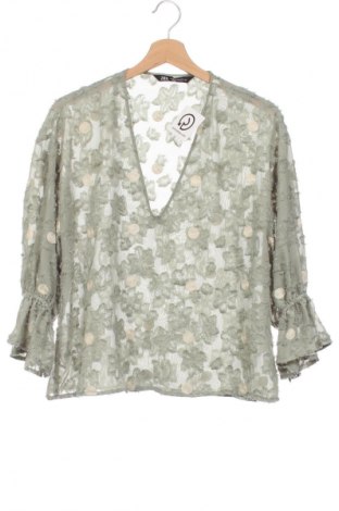Bluzka damska Zara, Rozmiar XS, Kolor Zielony, Cena 35,99 zł