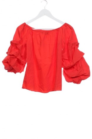 Дамска блуза Zara, Размер XS, Цвят Червен, Цена 27,01 лв.