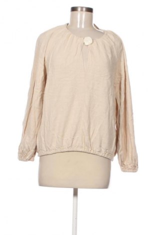 Дамска блуза Zara, Размер XL, Цвят Бежов, Цена 27,99 лв.