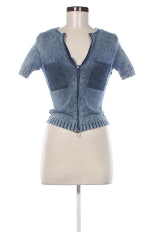 Damen Strickjacke Trussardi Jeans, Größe S, Farbe Blau, Preis 54,07 €