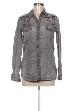 Дамска риза Black Premium by EMP Clothing, Размер M, Цвят Сив, Цена 41,99 лв.
