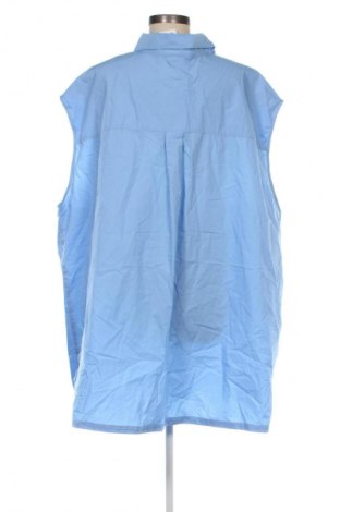 Γυναικείο πουκάμισο H&M, Μέγεθος 5XL, Χρώμα Μπλέ, Τιμή 15,99 €