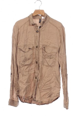 Dámska košeľa  H&M Divided, Veľkosť XS, Farba Hnedá, Cena  12,79 €