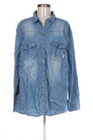 Damenbluse John Baner, Größe 3XL, Farbe Blau, Preis € 17,99
