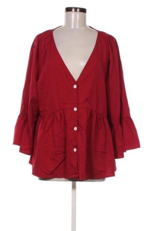 Damenbluse SHEIN, Größe 3XL, Farbe Rot, Preis € 17,99