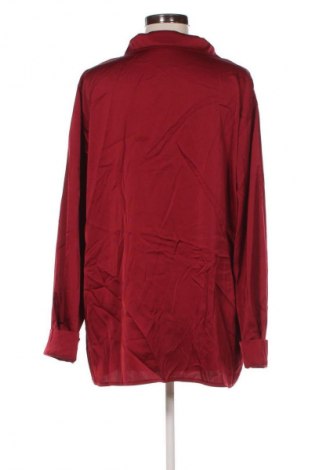 Дамска риза SHEIN, Размер 3XL, Цвят Червен, Цена 25,99 лв.