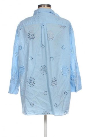 Damenbluse Zara, Größe L, Farbe Blau, Preis 14,00 €