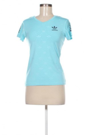 Дамска тениска Adidas, Размер M, Цвят Син, Цена 27,99 лв.