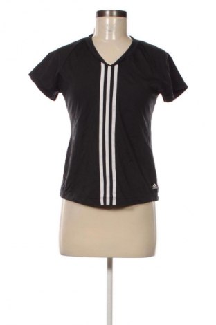 Γυναικείο t-shirt Adidas, Μέγεθος M, Χρώμα Μαύρο, Τιμή 17,99 €