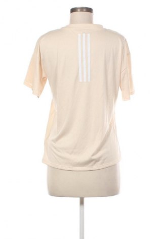 Γυναικείο t-shirt Adidas, Μέγεθος S, Χρώμα Εκρού, Τιμή 17,99 €