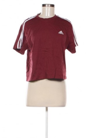 Damen T-Shirt Adidas, Größe M, Farbe Rot, Preis 18,99 €