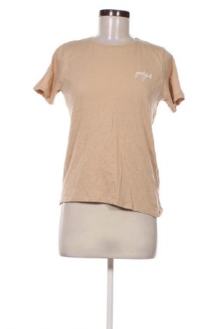 Damski T-shirt Amisu, Rozmiar M, Kolor Beżowy, Cena 20,99 zł