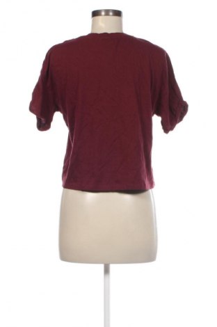 Damski T-shirt Bershka, Rozmiar L, Kolor Czerwony, Cena 22,99 zł