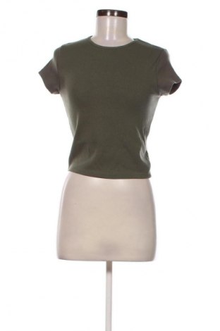 Tricou de femei Bershka, Mărime L, Culoare Verde, Preț 44,74 Lei
