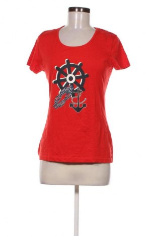Γυναικείο t-shirt Blue Motion, Μέγεθος M, Χρώμα Κόκκινο, Τιμή 10,99 €