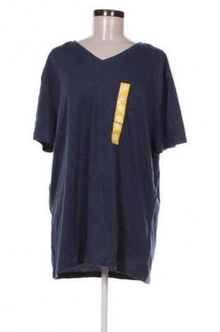 Γυναικείο t-shirt Brilliant, Μέγεθος 3XL, Χρώμα Μπλέ, Τιμή 17,99 €