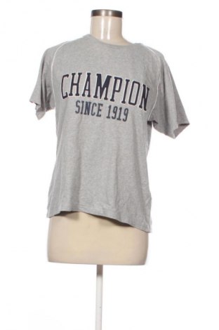 Γυναικείο t-shirt Champion, Μέγεθος M, Χρώμα Γκρί, Τιμή 10,00 €