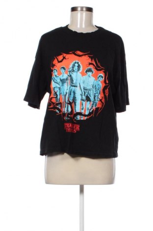 Γυναικείο t-shirt Cropp, Μέγεθος L, Χρώμα Μαύρο, Τιμή 9,12 €