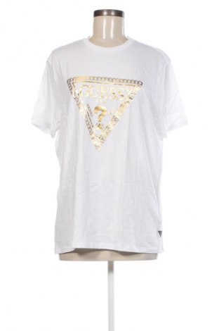Γυναικείο t-shirt Guess, Μέγεθος L, Χρώμα Λευκό, Τιμή 46,99 €