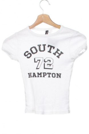 Damen T-Shirt H&M Divided, Größe XXS, Farbe Weiß, Preis € 9,00