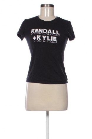 Damen T-Shirt Kendall & Kylie, Größe S, Farbe Schwarz, Preis 15,89 €