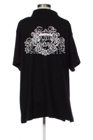 Γυναικείο t-shirt Mia Linea, Μέγεθος 4XL, Χρώμα Μαύρο, Τιμή 5,99 €