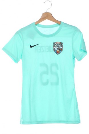 Дамска тениска Nike, Размер XS, Цвят Зелен, Цена 35,00 лв.