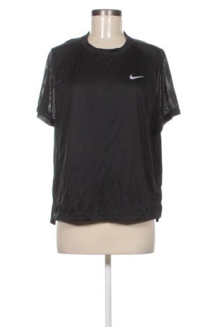 Дамска тениска Nike Running, Размер XL, Цвят Черен, Цена 27,99 лв.