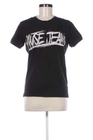 Γυναικείο t-shirt Pause Jeans, Μέγεθος S, Χρώμα Μαύρο, Τιμή 9,21 €