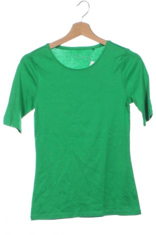 Γυναικείο t-shirt S.Oliver, Μέγεθος XS, Χρώμα Πράσινο, Τιμή 11,99 €