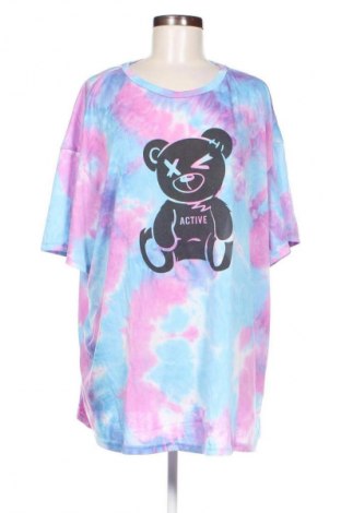Damski T-shirt SHEIN, Rozmiar 4XL, Kolor Kolorowy, Cena 39,08 zł