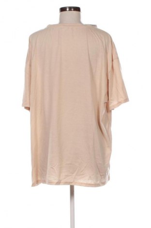 Γυναικείο t-shirt SHEIN, Μέγεθος 3XL, Χρώμα  Μπέζ, Τιμή 10,99 €