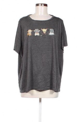 Damen T-Shirt SHEIN, Größe 3XL, Farbe Grau, Preis € 4,99