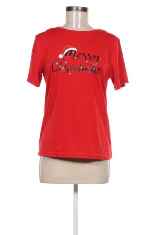 Damski T-shirt SHEIN, Rozmiar S, Kolor Czerwony, Cena 38,60 zł