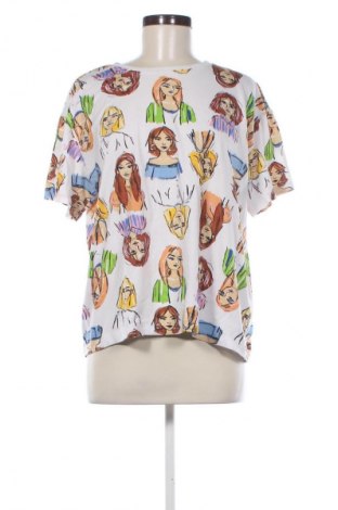 Damski T-shirt Sinsay, Rozmiar M, Kolor Kolorowy, Cena 39,08 zł