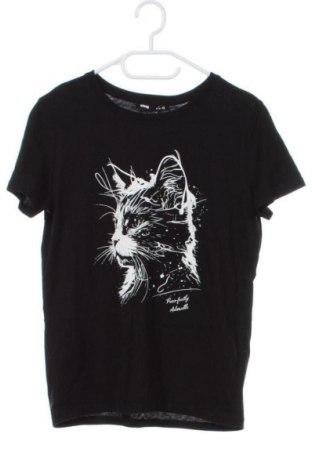 Γυναικείο t-shirt Sinsay, Μέγεθος XS, Χρώμα Μαύρο, Τιμή 14,19 €